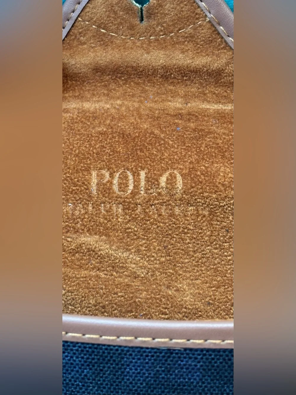 Vintage Polo Ralph Lauren Tartan Plaid Eyeglass Sunglasses Case RL Snap